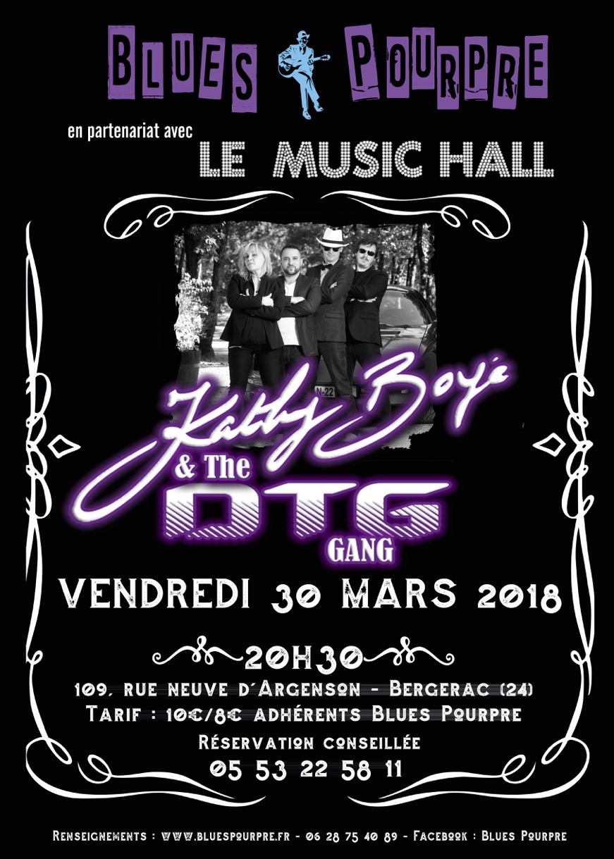 Kathy Boyé & the DTG Gang Quartet à Bergerac